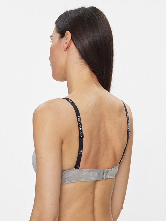 Calvin Klein Underwear Calvin Klein Underwear Nedrček s kostjo Lightly Lined Demi 000QF7219E Siva