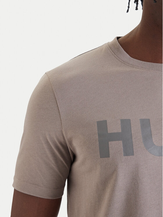 HUGO HUGO Marškinėliai Dulivio 50467556 Smėlio Regular Fit