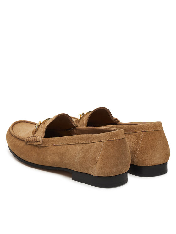 Tommy Hilfiger Mokasinai Tommy Hilfiger Th Chain Suede Loafer FW0FW09327 Ruda