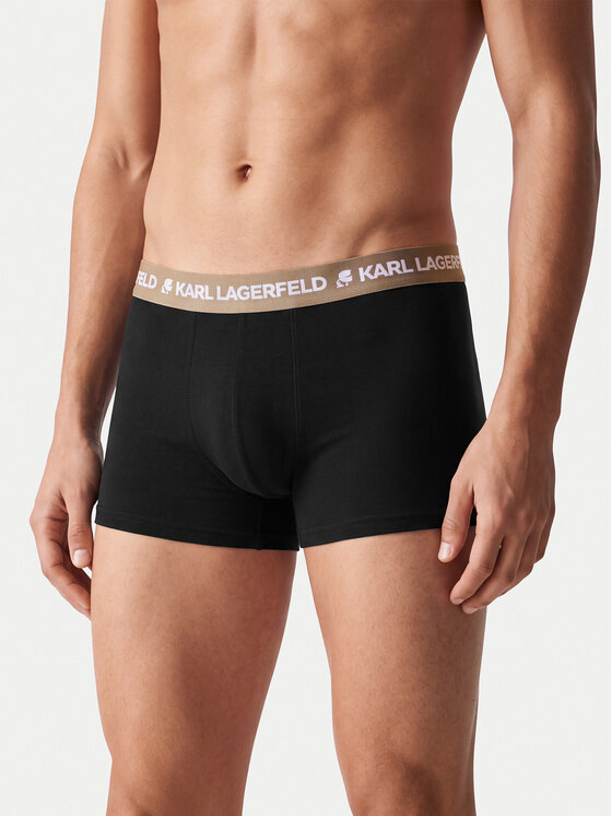 KARL LAGERFELD KARL LAGERFELD Conjunto de calzoncillos boxer B1M47030 Negro