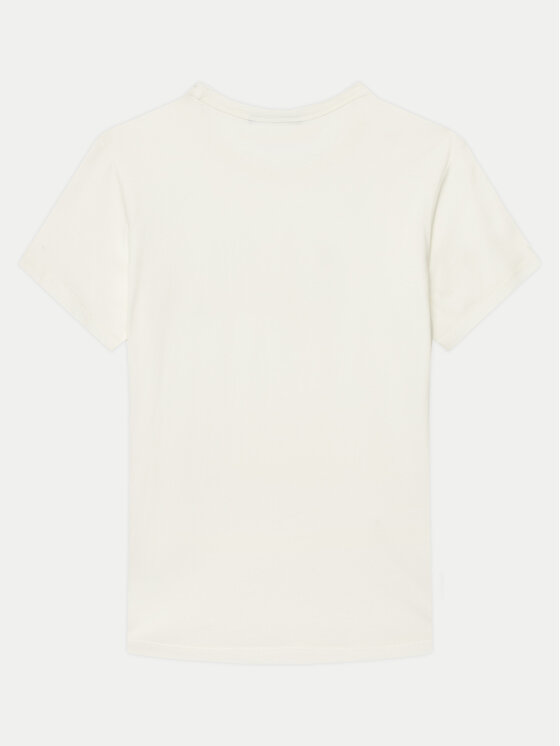 Napapijri Napapijri Majica Chamois NP0A4ILE D Bela Regular Fit
