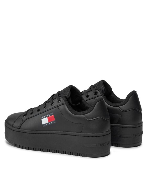 Tommy Jeans Tenisice Tommy Jeans Tjw Flatform Ess EN0EN02518 Crna