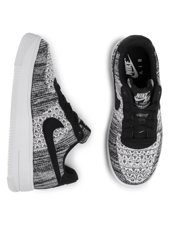 Nike Sneakersy Nike Air Force 1 Flyknit 2.0 (GS) BV0063 001 Čierna