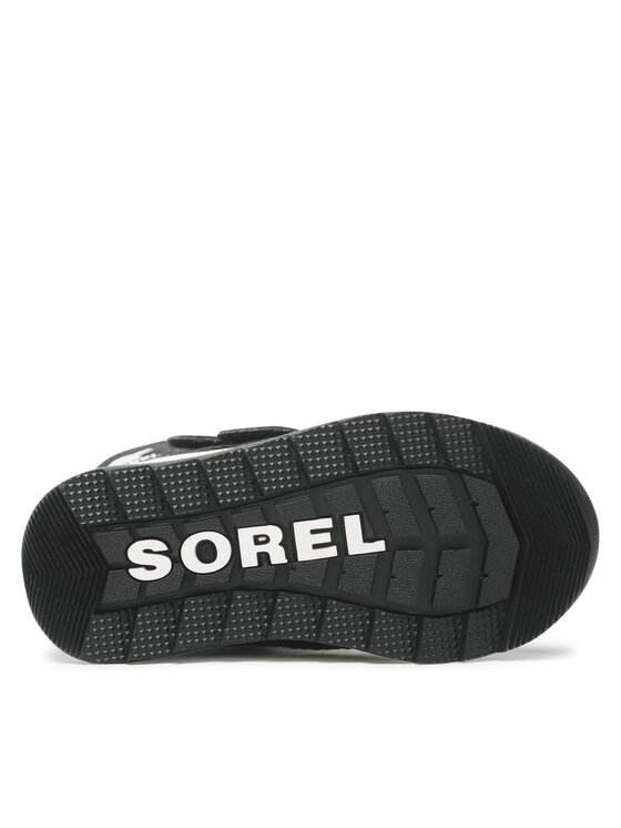 Sorel Botas de nieve Sorel Childrens Whitney II Strap Wp NC3919-010 Negro