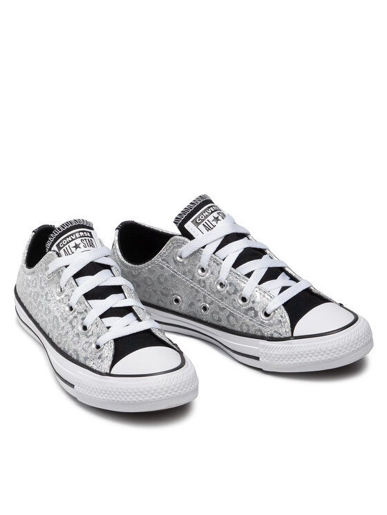 Converse Tornacipő Converse Ctas Ox 572042C Ezüst