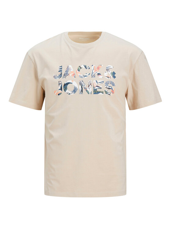 Jack & Jones Jack & Jones Majica Bryan 12268127 Bež Relaxed Fit