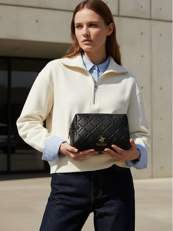 Beverly Hills Polo Club Косметичка Beverly Hills Polo Club CEO-BHPC-W1-004-AW25 Чорний