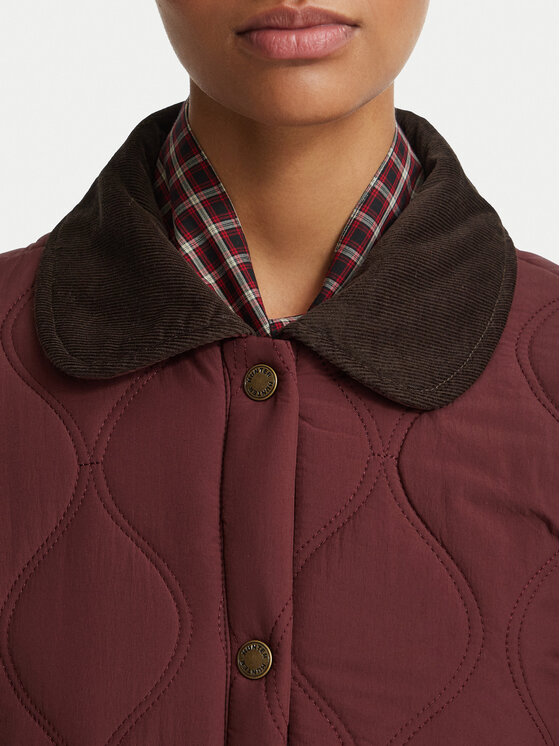Hunter Hunter Átmeneti kabát HARW0027262 Bordó Regular Fit