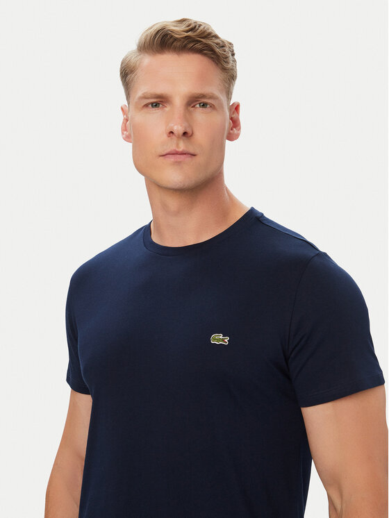 Lacoste Lacoste T-Shirt TH6709 Σκούρο μπλε Regular Fit