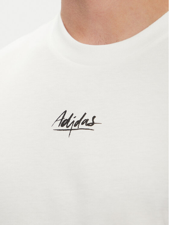 adidas adidas Футболка Lounge Still Life Lemons Graphic JN7366 Білий Regular Fit