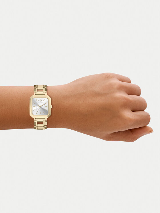 Armani Exchange Комплект часовник и колие Armani Exchange Leila AX7186SET Златист