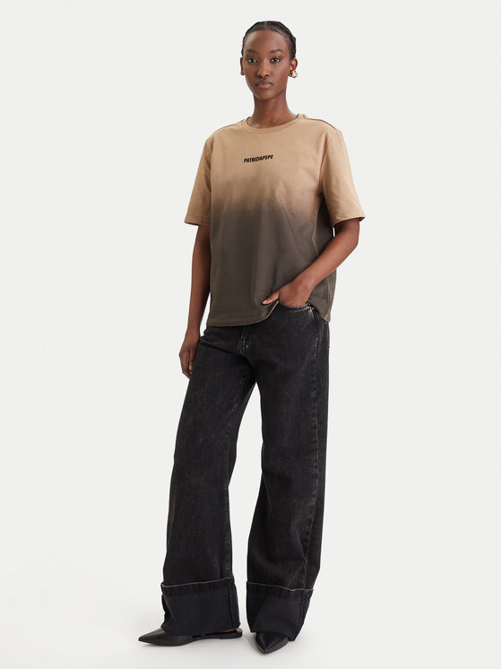 Patrizia Pepe Patrizia Pepe Футболка 8M1828/J366-FG71 Коричневий Relaxed Fit