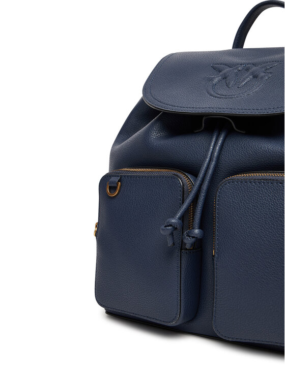 PINKO Ruksak PINKO Carrie Backpack PE 25-26 PLTT 104351 A29Q Tmavomodrá