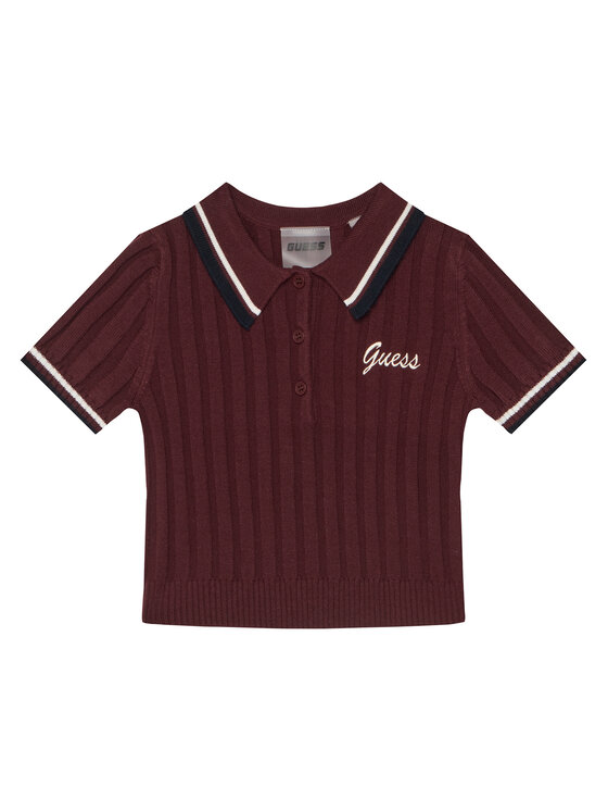 Guess Guess Polo J5BP01 Z1152 Guinda/burdeos Regular Fit