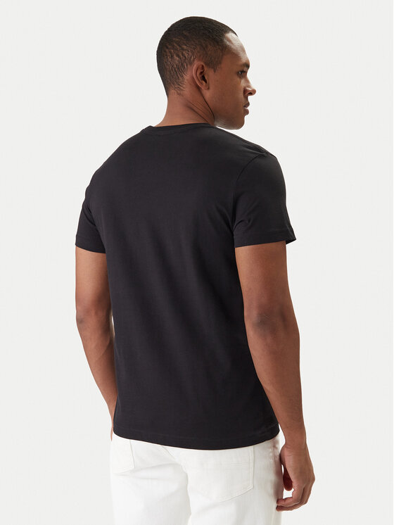 Versace Jeans Couture Versace Jeans Couture Camiseta 80GAHE02 CJ00E Negro Regular Fit