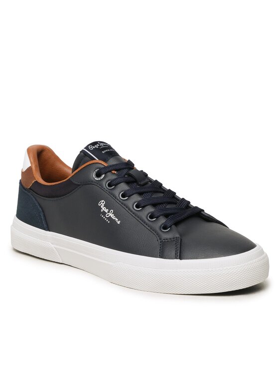 Pepe Jeans Tenisky Pepe Jeans Kenton Court PMS30839 Tmavomodrá