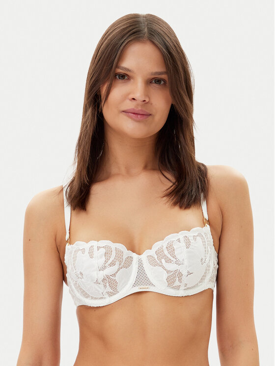 Chantelle Chantelle Бюстгальтер балконет Fleurs Signature C12Q50 Білий