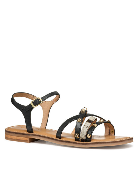 Geox Sandali Geox D Maddalusiac D55YMD 01JQS C0127 Črna
