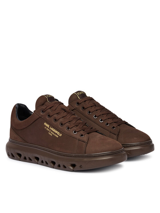 KARL LAGERFELD Sneakersy KARL LAGERFELD Kapri Kite KL54527 Tmavo hnedá