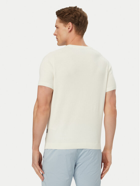 Bugatti Bugatti Camiseta 7200-15534E Blanco Regular Fit