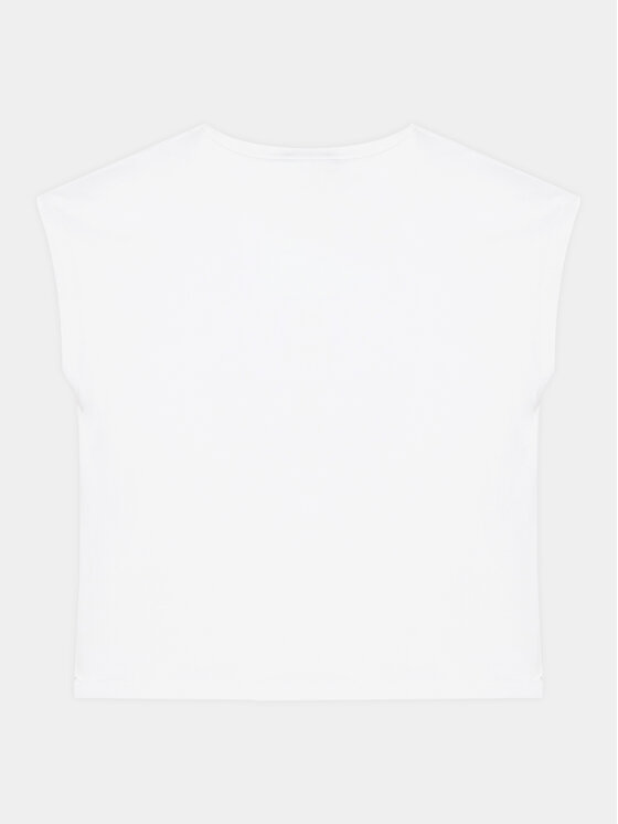 United Colors Of Benetton United Colors Of Benetton Marškinėliai 3I1XC10C0 Balta Regular Fit