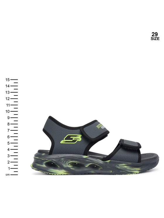Skechers Босоніжки Skechers Sola Glow Sandal 407032L/CCBK Сірий