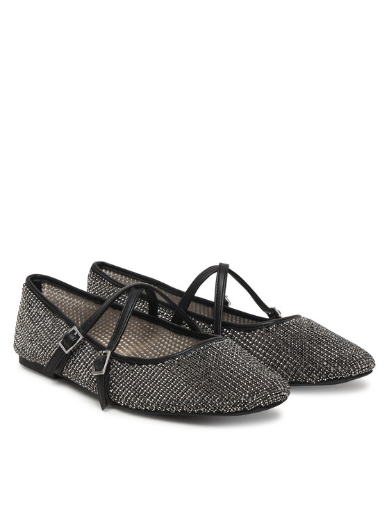 Steve Madden Балетки Steve Madden Watchlist 11005277 Чорний