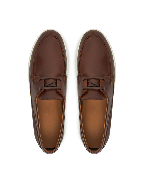 Emporio Armani Īsi apavi Emporio Armani X4X662 XF849 00257 Brūns