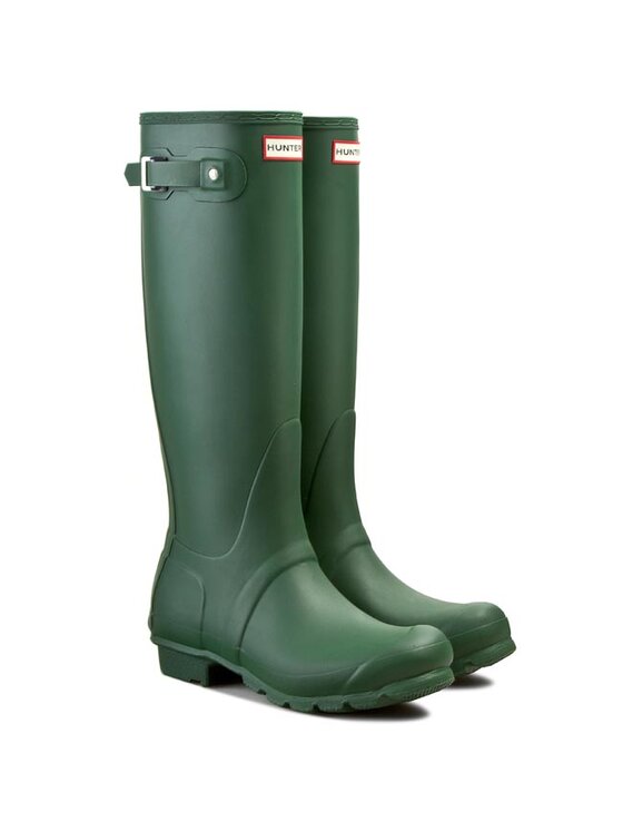 Hunter Гумові чоботи Hunter Womens Org Tall WFT1000RMA Зелений