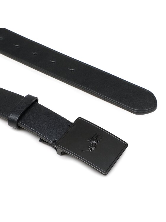 Polo Ralph Lauren Чоловічий ремінь Polo Ralph Lauren 36mm Pp Plaque Belt 405691693005 Чорний