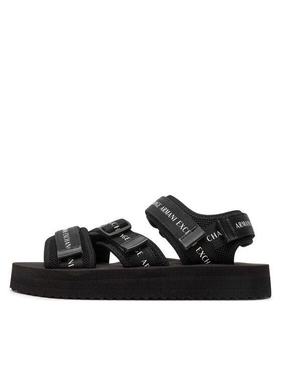 Ungrai Sandale Armani Exchange XUP014 XV819 00002 Negru | Epantofi.ro