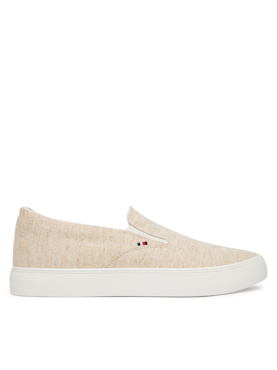Tommy Hilfiger Tenisky Tommy Hilfiger Harlem Core Ii Slip On Chambray FM0FM05819 Béžová