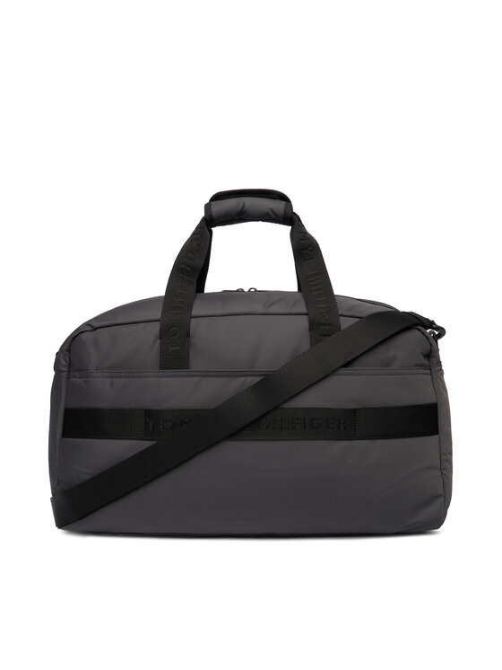 Tommy Hilfiger Víkendová taška Tommy Hilfiger Th Repreve Duffle AM0AM14008 Šedá