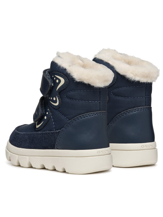 Geox Kozačky Geox B Willaboom Girl B A B365AA 0FU22 C0836 S Tmavomodrá