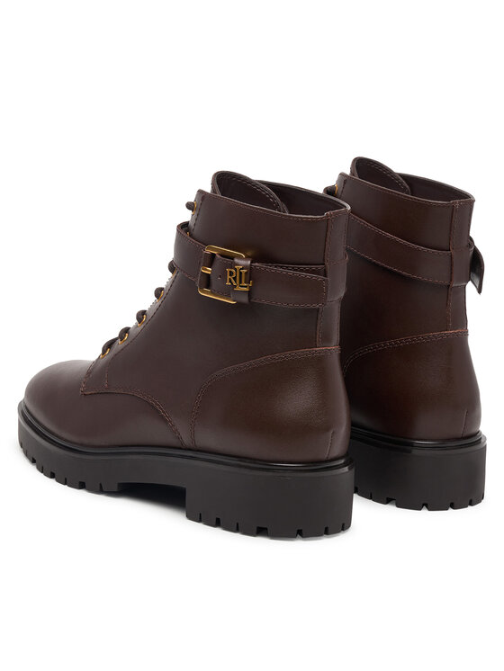 LAUREN RALPH LAUREN Bakancs LAUREN RALPH LAUREN Allyson Logo Bo Bte 802P12046003 Sötétbarna