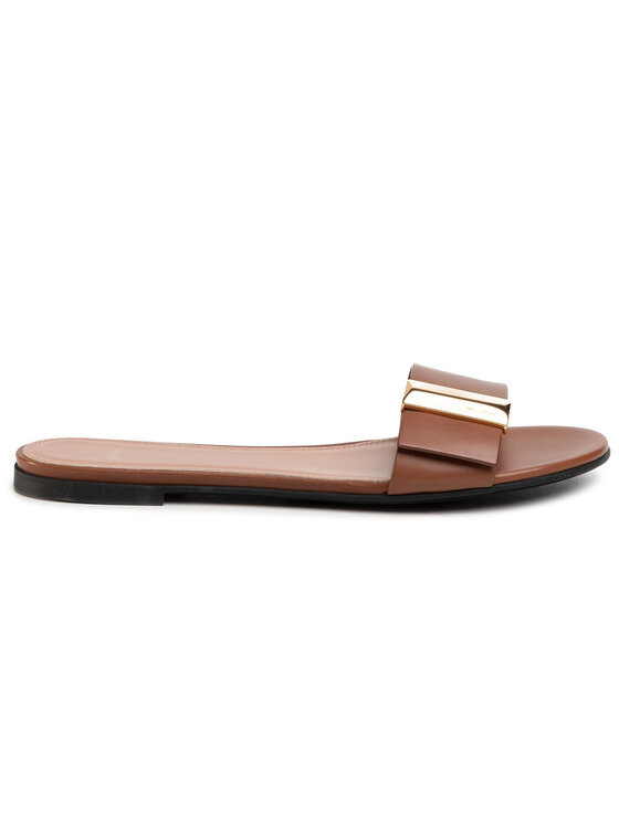 BOSS Papucs BOSS Nathalie Slide-C 50429780 10220482 01 Barna
