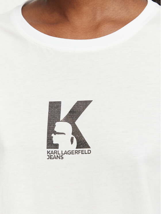 Karl Lagerfeld Jeans Karl Lagerfeld Jeans Camiseta B3W17018 Blanco Regular Fit