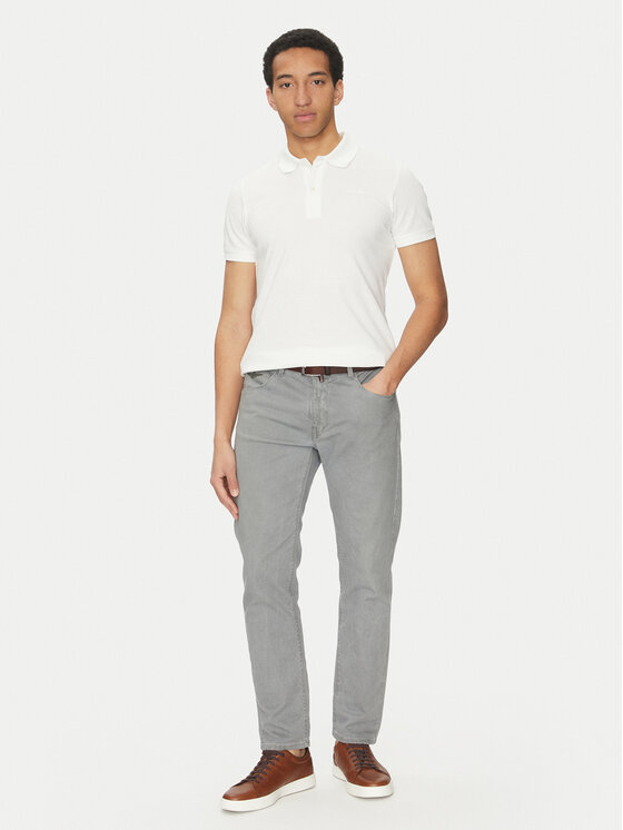 Geox Geox Polo majica M5511B T3240 F2128 Bela Regular Fit