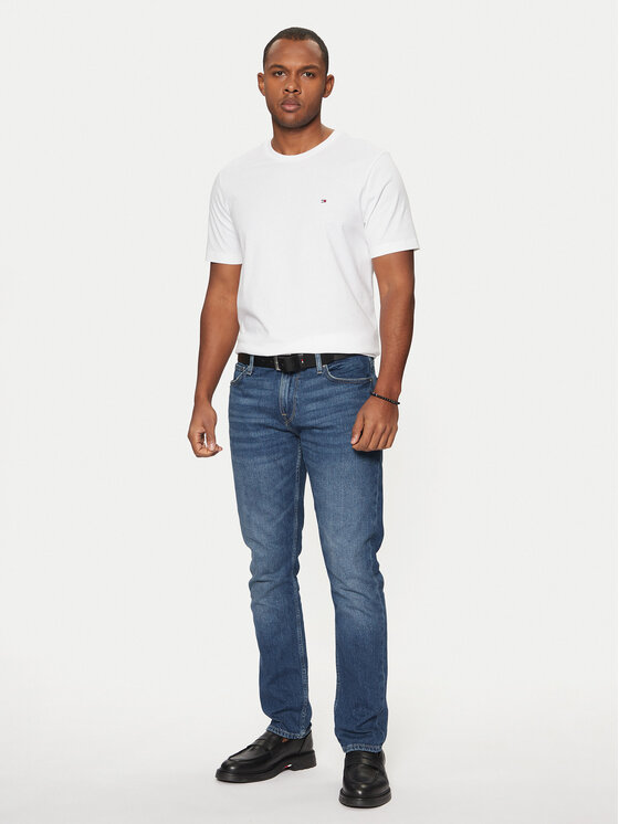 Tommy Hilfiger Tommy Hilfiger Marškinėliai Essential MW0MW37267 Balta Regular Fit