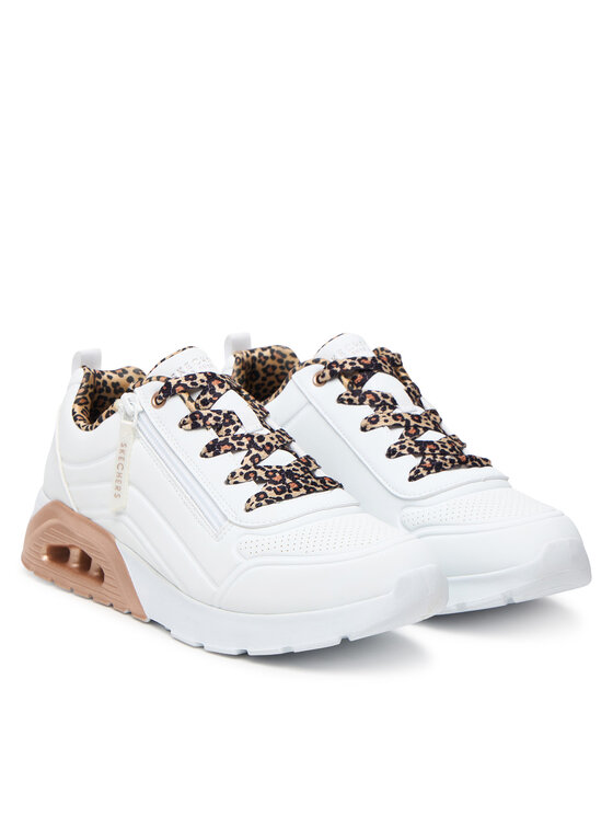 Skechers Sneakers Skechers UNO Lite 2.0 - Leopard Stride 310708L/WHT Alb