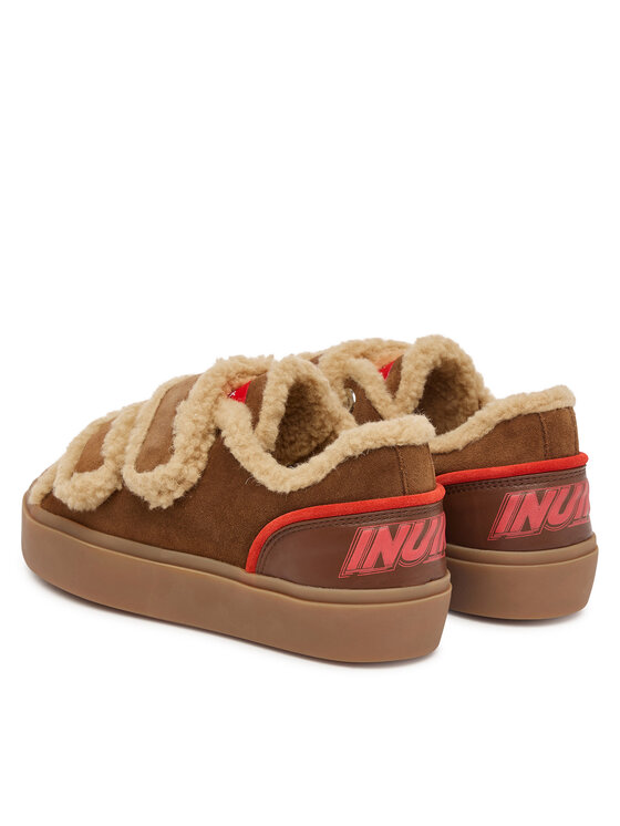Inuikii Sneakers Inuikii Lila Shearling Low Velcro 1001.001.0561.150 Marrone