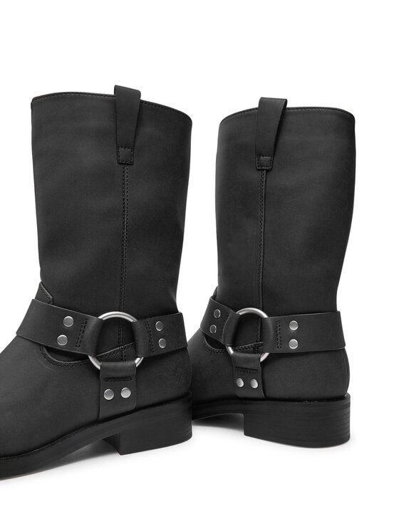 ONLY Shoes Bokacsizma ONLY Shoes Bax 15329812 Fekete
