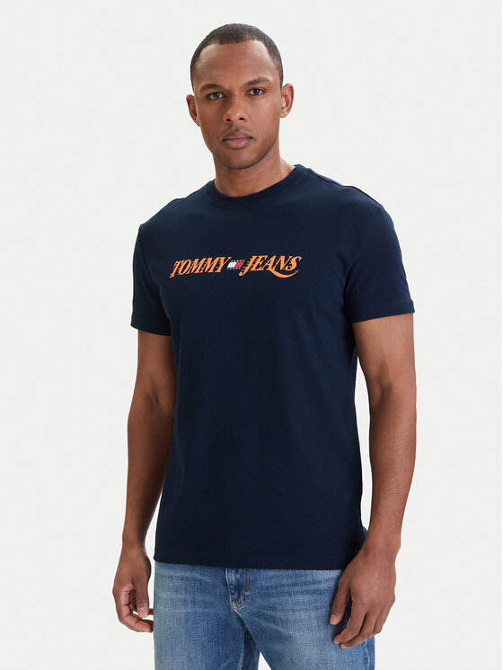 Tommy Jeans Tommy Jeans Camiseta DM0DM22548 Azul marino Regular Fit