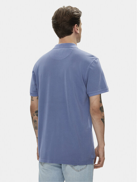 Lee Lee Поло 112349954 Голубий Regular Fit