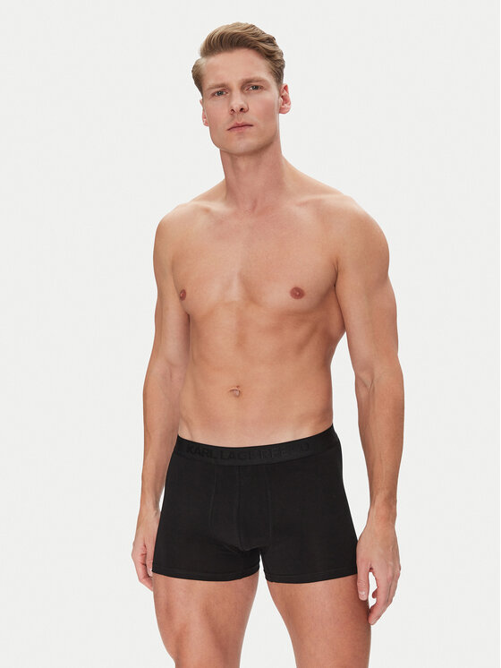 KARL LAGERFELD KARL LAGERFELD Conjunto de calzoncillos boxer A1M47087 Negro