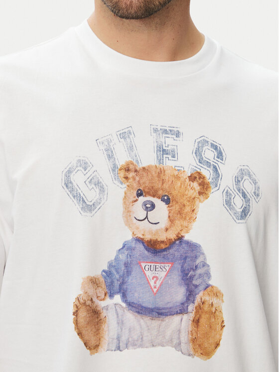 Guess Guess Póló 182885 Fehér Classic Fit