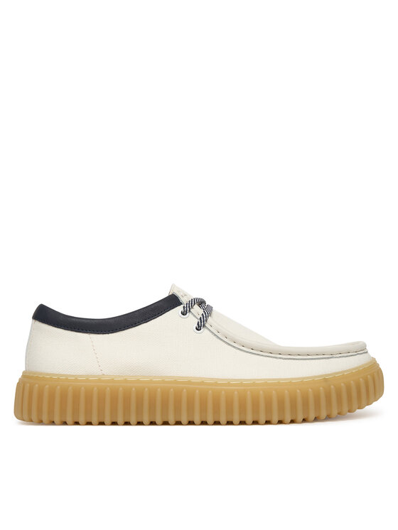 Clarks Обувки Clarks Torhill Lo 26187380 Бял