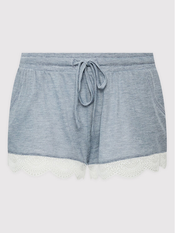Etam Etam Kratke pidžama hlače Warm Day 6485851 Plava Regular Fit