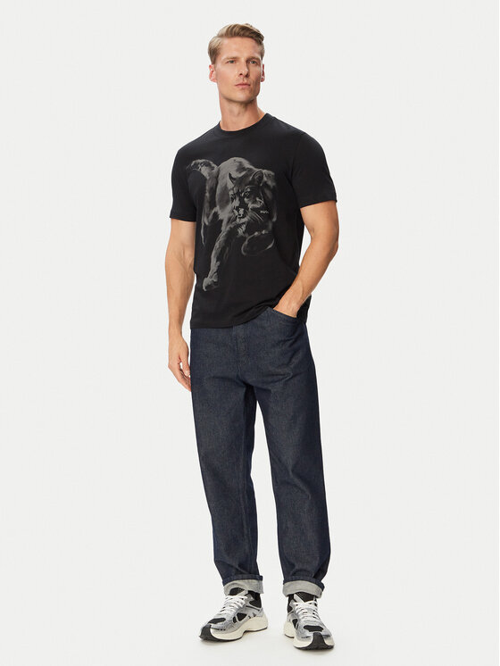 HUGO HUGO Camiseta Daffilo 50568689 Negro Regular Fit