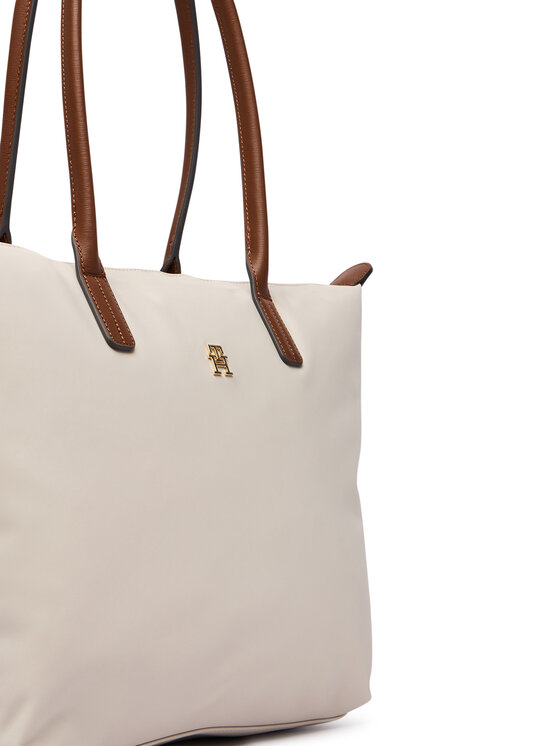 Tommy Hilfiger Soma Tommy Hilfiger Popette Tote AW0AW17711 Écru